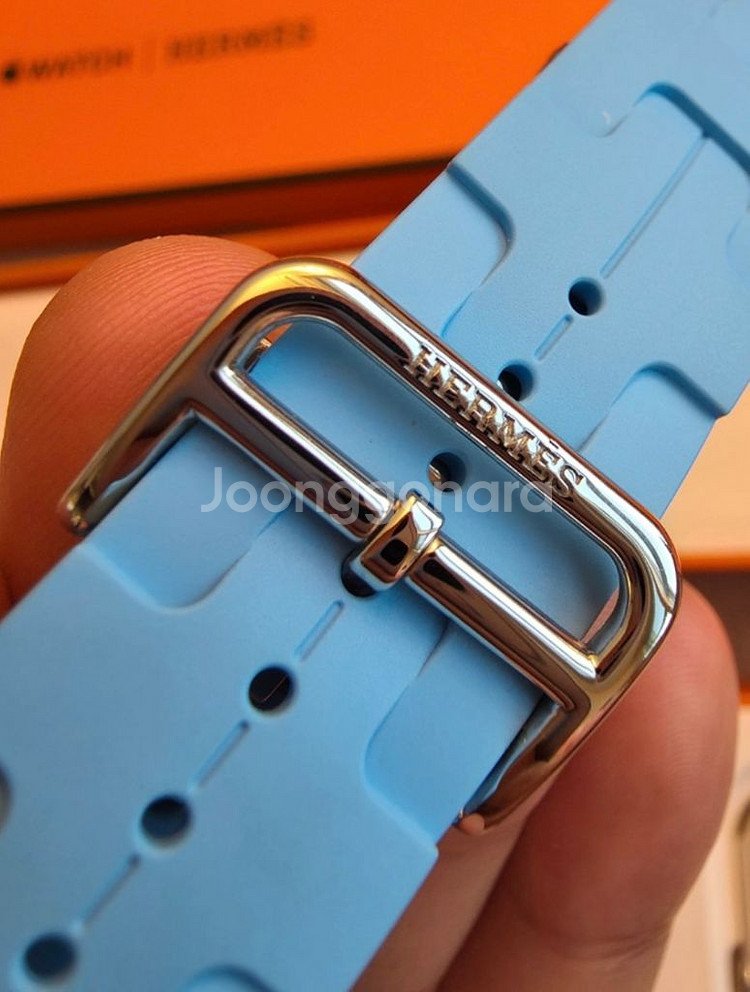 애플워치 에르메스41mm 블루셀레스트 킬림 싱글투어--1