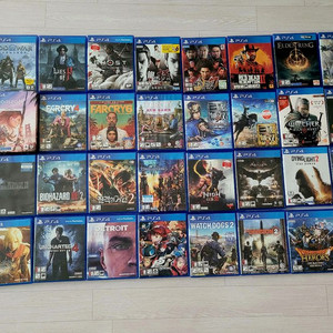 ps4본체+듀얼1+명작타이틀36개 일괄,개별X