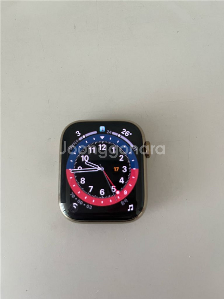 애플워치9 스테인리스 골드 45mm--0