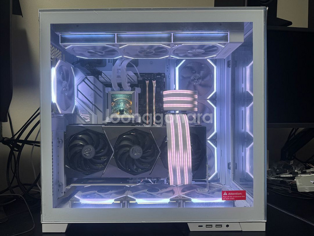 9600x rtx3080 pc 리안리 화이트 본체 판매--1