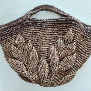 라피아 뜨개 가방