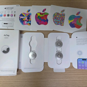새상품 애플 에어태그 Airtag 1 개입 + 스티커