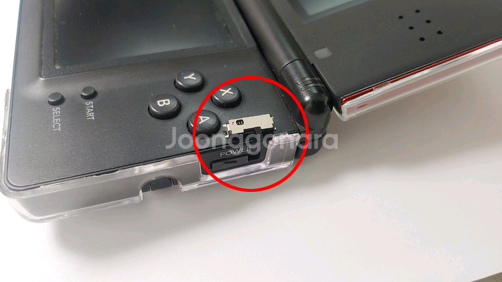닌텐도 ds lite 전원인식 수리--0