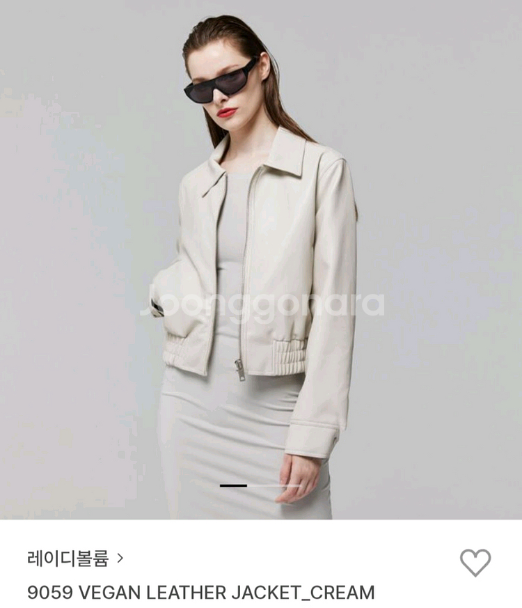 레이디ㅂ륨 레더 자켓--2