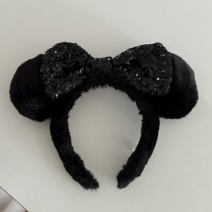 디즈니랜드 미키마우스 스팽글 머리띠