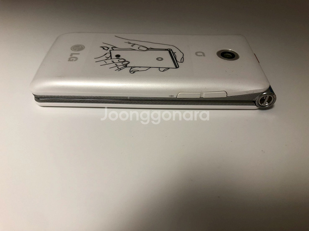 LG 와인샤베트(KH8400) 폴더폰 깔끔 기기 판매--6