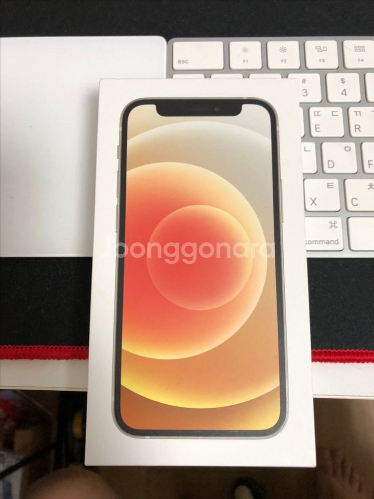 애플 아이폰12미니 화이트 128GB 국내정발 빈박스--0
