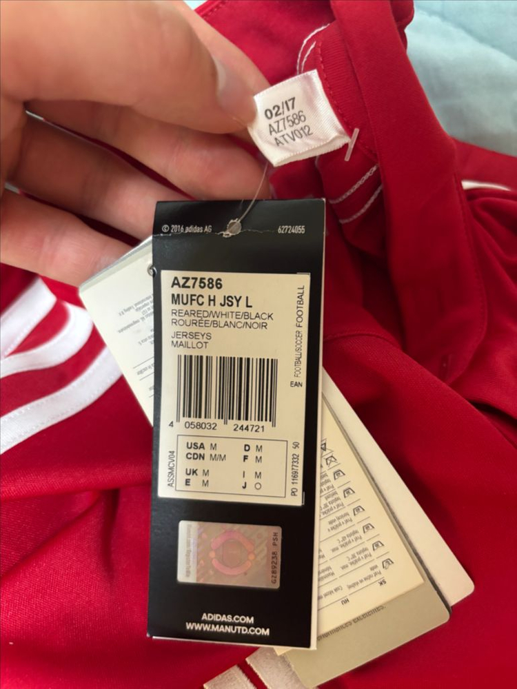 맨유 17/18 포그바 긴팔 이미지