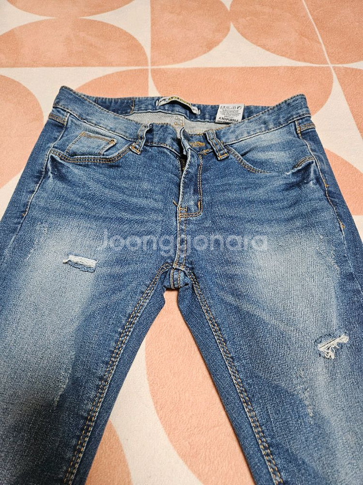 (세탁만한새옷)봄.여름 스키니 청바지--1