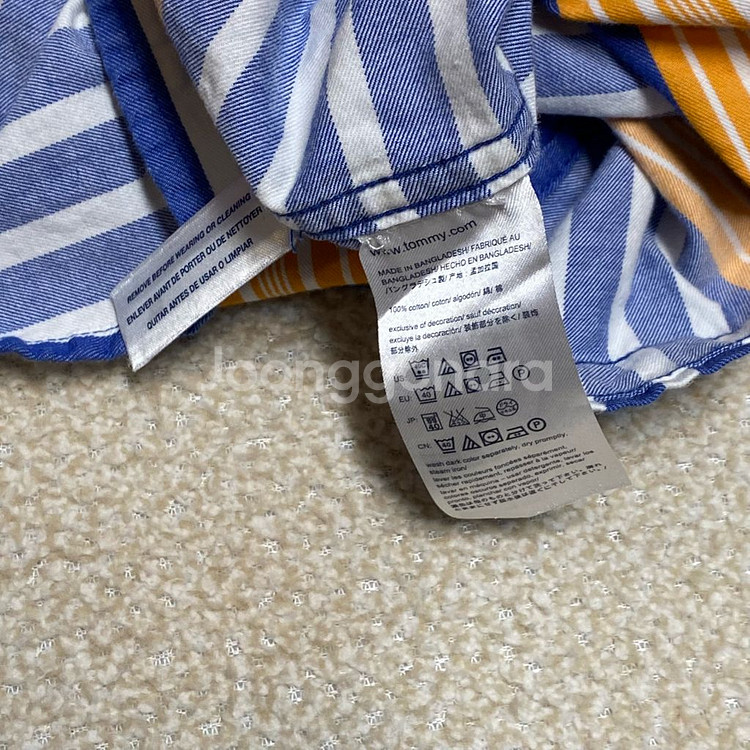 (정품) 타미힐피거 키즈 스트라이프 남방 6-7세--4