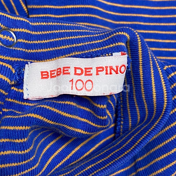 베베드피노 래리 베이비 하프넥 티셔츠 100--4