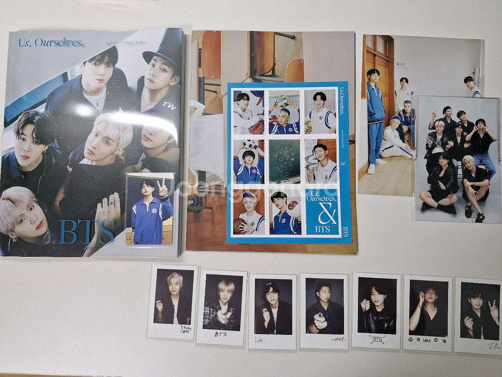 방탄 BTS 단체 포토북 태형 뷔 포카 포함--0
