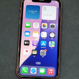아이폰XR 128GB 코랄 배터리 89%