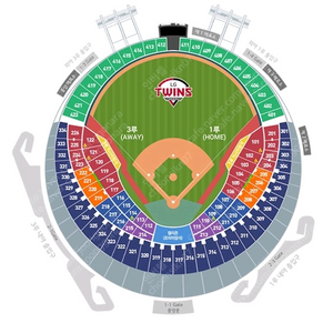 롯데-LG 19일(화) 3루 레드석
