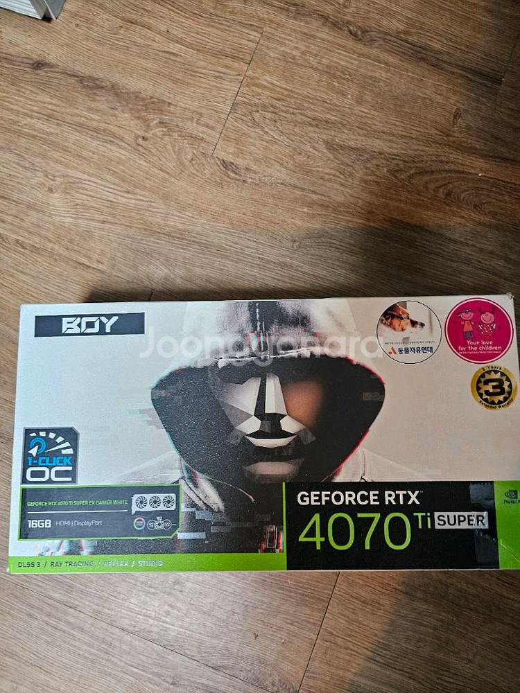 갤럭시 4070ti super 화이트16GB--0
