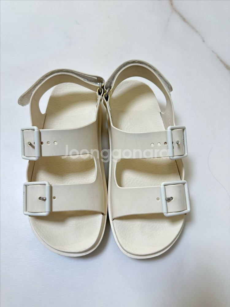 구찌 미니 더블 G 샌들 오프화이트 러버 235~240--2