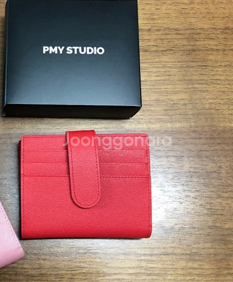 PMY STUDIO 빨간색지갑 하준맘지갑--0