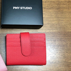 PMY STUDIO 빨간색지갑 하준맘지갑