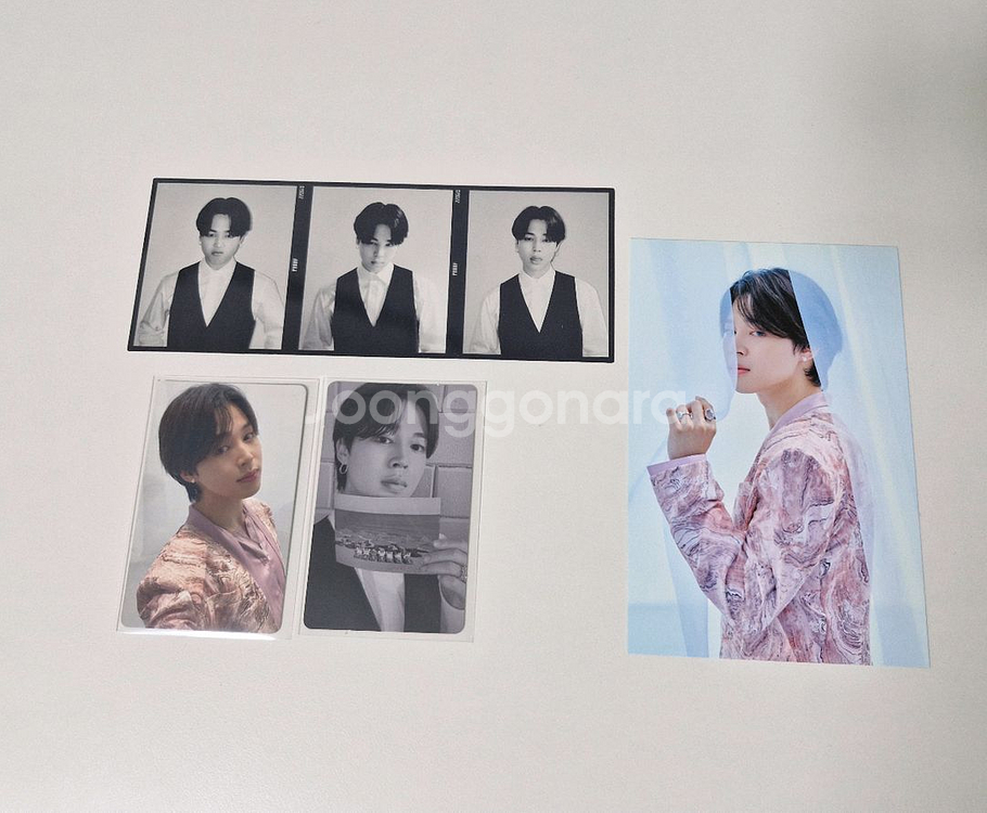 BTS 방탄 지민 proof 앨범 포카 일괄--0