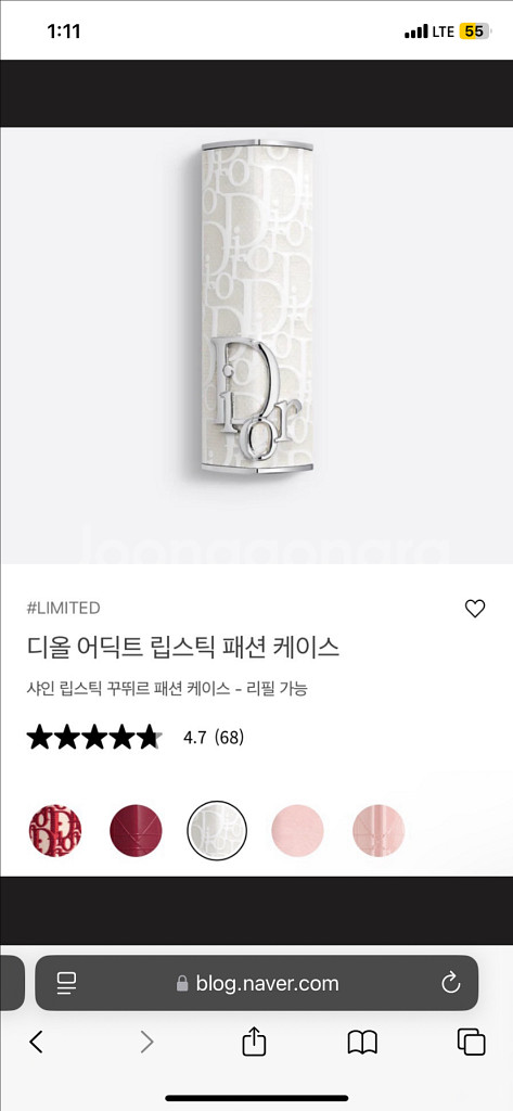 디올 홀리데이 패키지 립케이스 일괄판매--5
