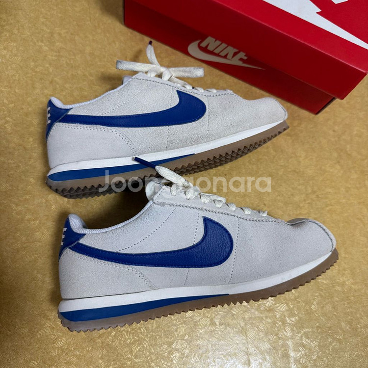 나이키 코르테즈 페일 아이보리 딥블루 w230--6