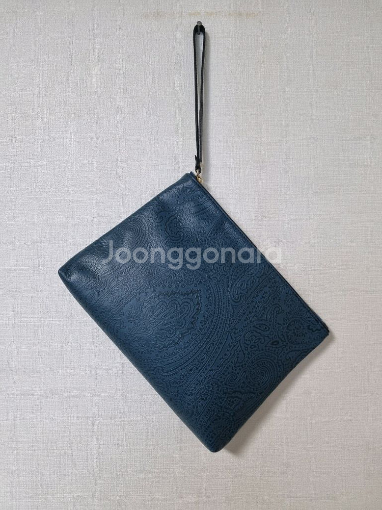 에트로 레더 앙브레 클러치백(정품)--1