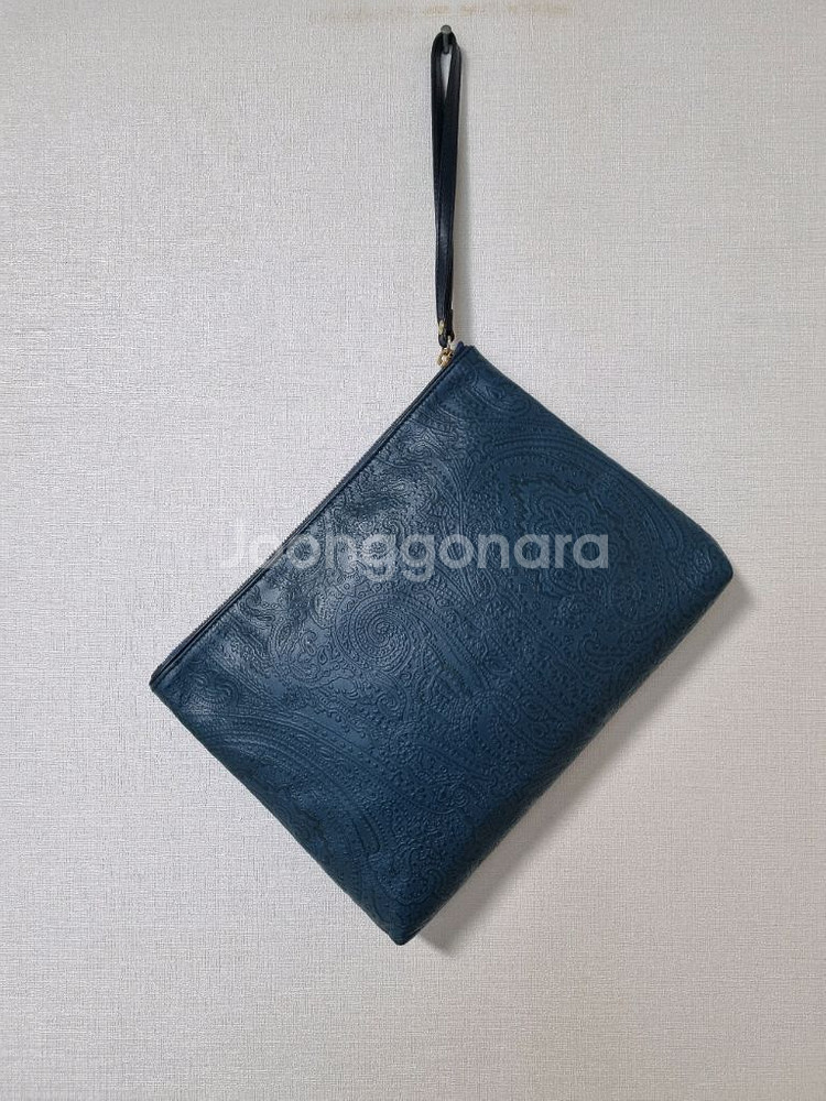 에트로 레더 앙브레 클러치백(정품)--2