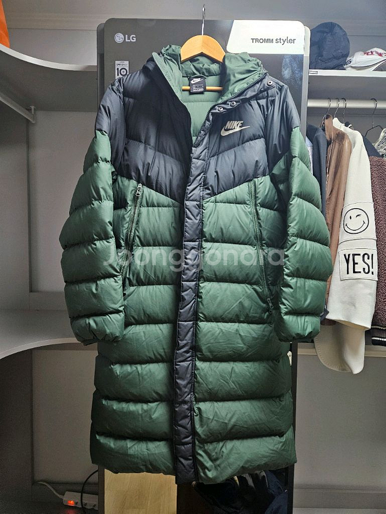 Nike 나이키 윈드러너 덕다운 롱패딩 L--4