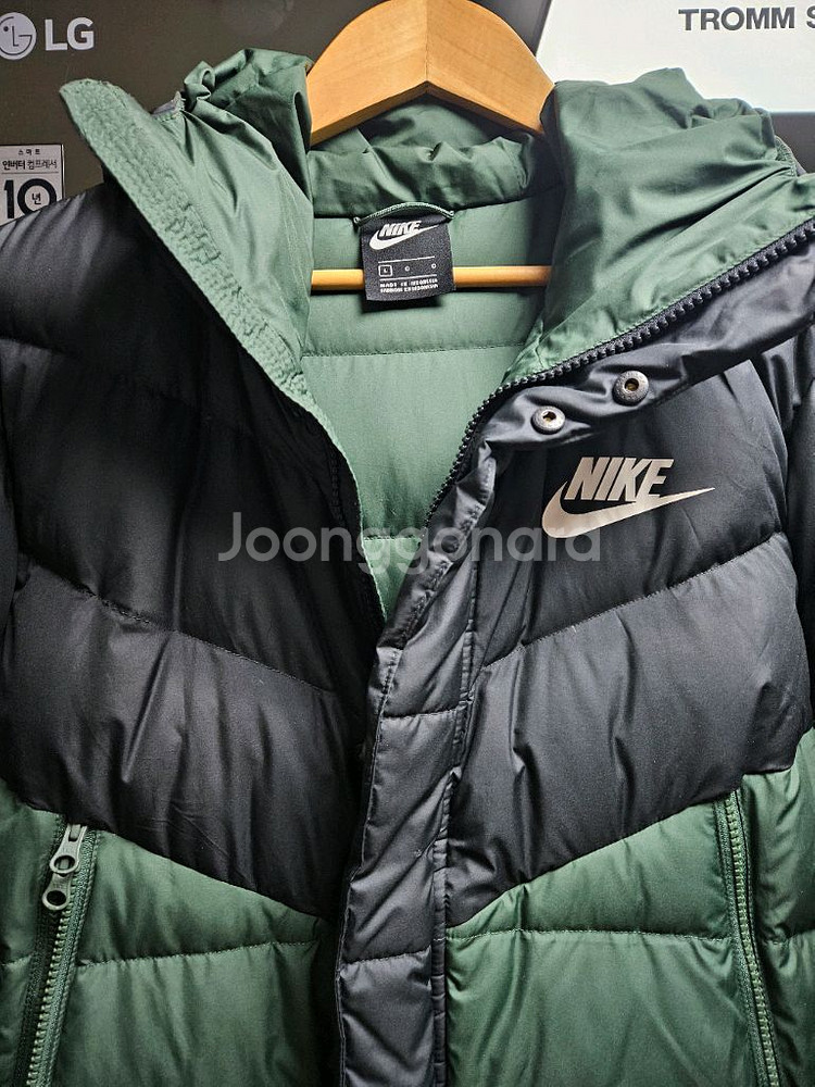 Nike 나이키 윈드러너 덕다운 롱패딩 L--5