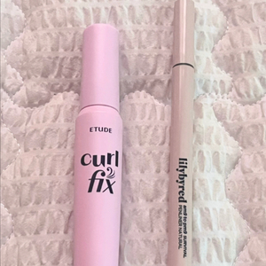 일괄 에뛰드 마스카라 블랙& 릴바레 아이라이너