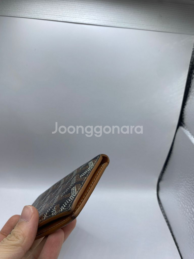 [인보이스] 고야드 생피에르 오거나이저 카드지갑 블랙탄--6