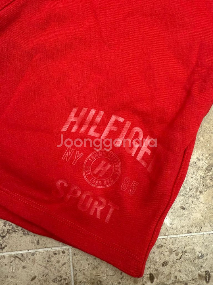 TOMMY HILFIGER 반바지 레드--3