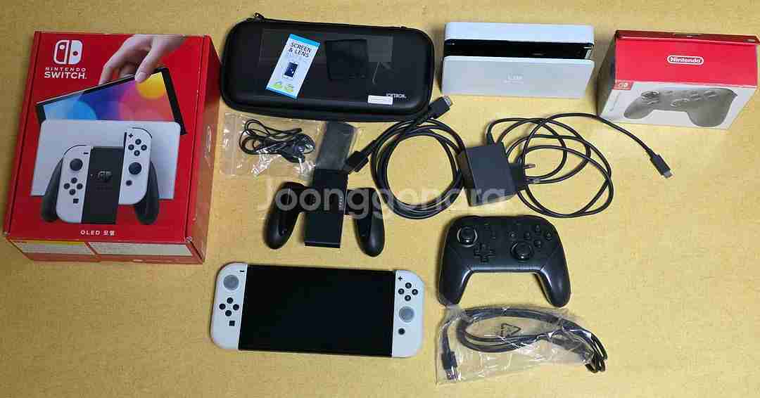 닌텐도 스위치 oled 풀박스 + 프로콘--0