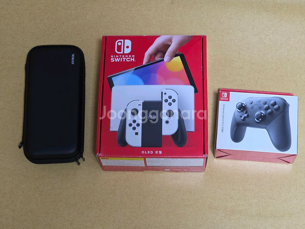 닌텐도 스위치 oled 풀박스 + 프로콘--1