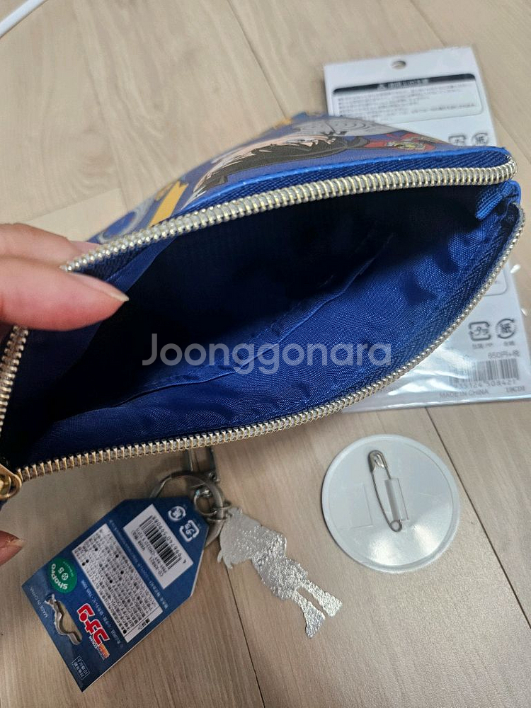 명탐정 코난 파우치 키링 뱃지--2