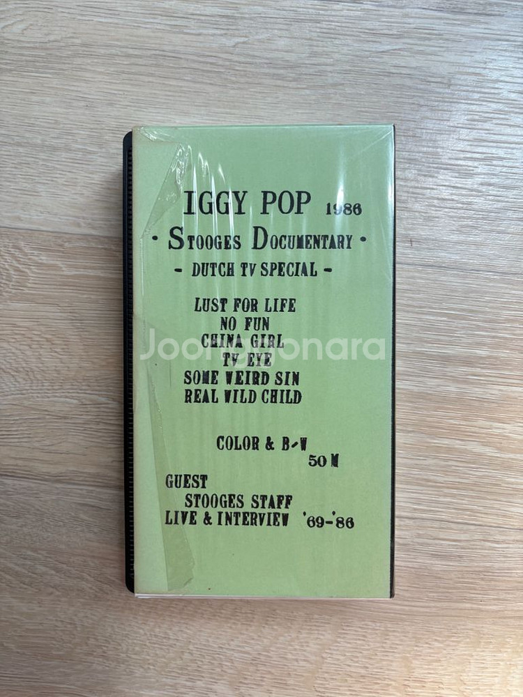IGGY POP 1986 이기팝 비디오테잎--2