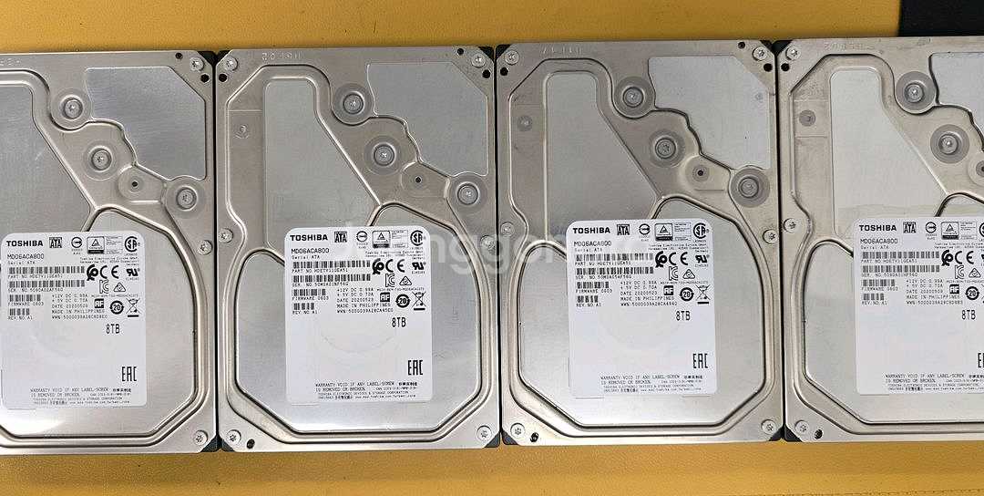 도시바 8TB HDD 엔터프라이즈 서버 나스용--0