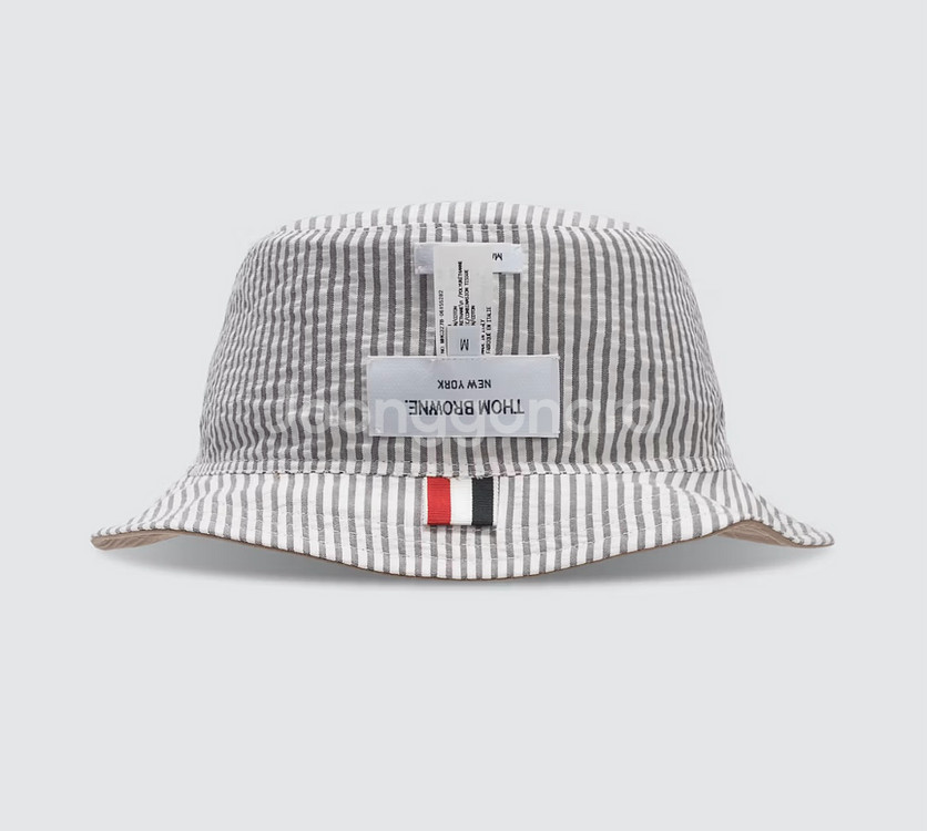 Thom Browne(톰브라운) 양면 버킷햇--3