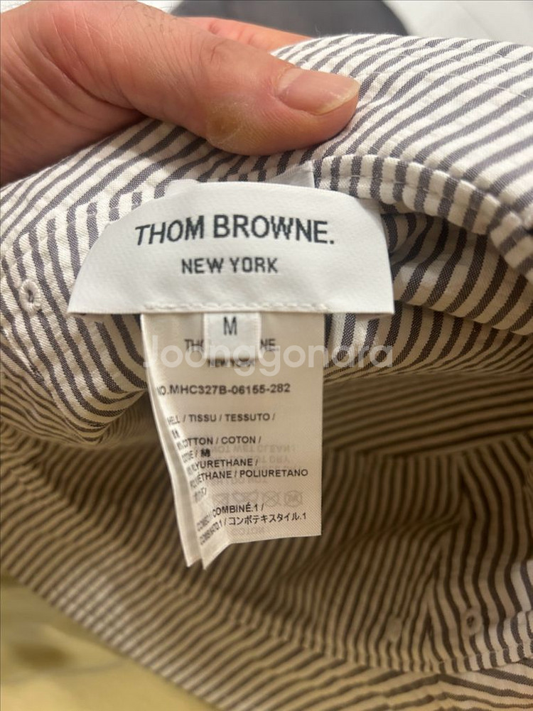 Thom Browne(톰브라운) 양면 버킷햇--6