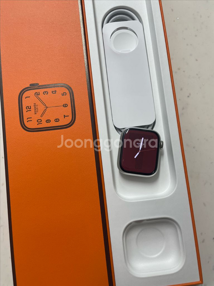 애플워치8에르메스 실버 41mm SS급--0