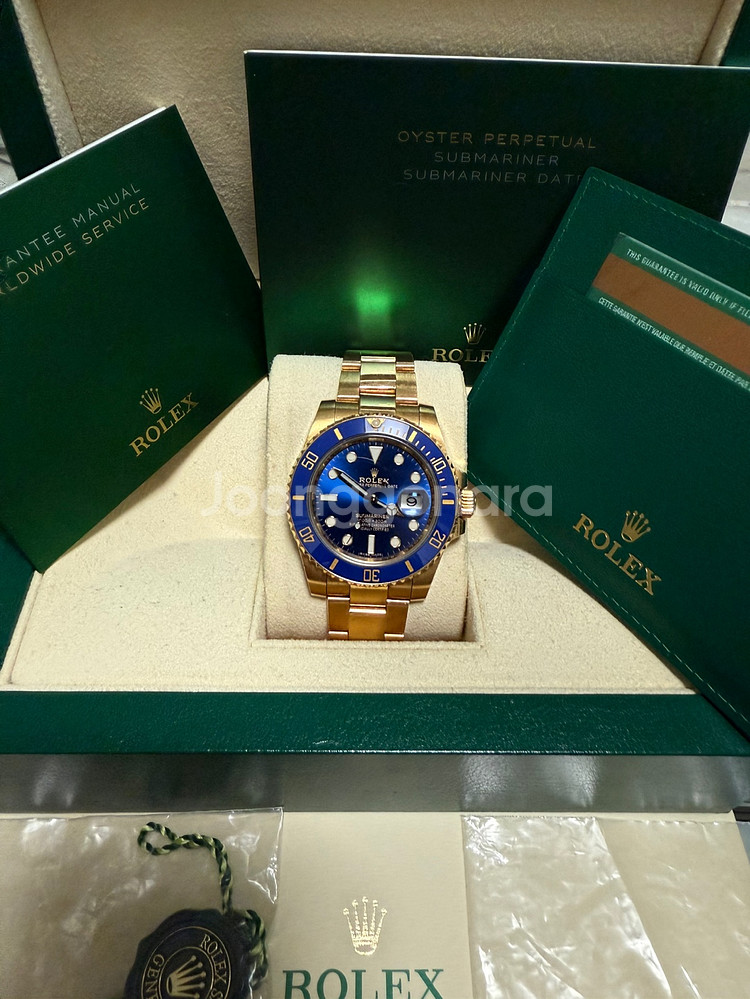 롤렉스 서브마리너 청판 금통 19년식 40MM 급매--4