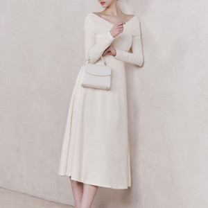 그레이스유 시스 원피스 크림 M사이즈