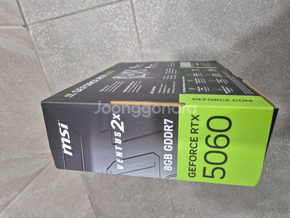 MSI RTX 5060 Ventus 2X 미개봉팝니다--2