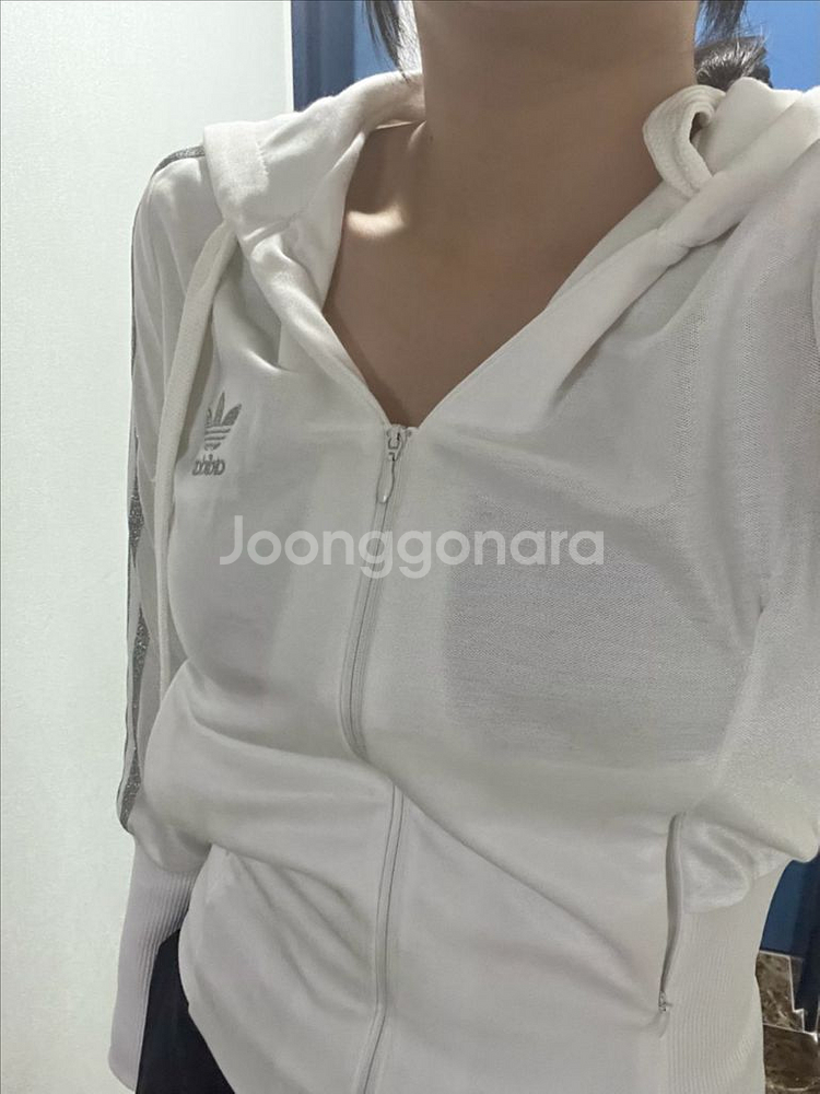 아디다스 흰실버 져지 빈티지 희귀져지--0