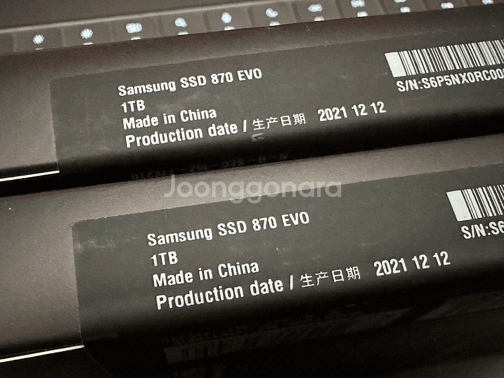 [미개봉] 삼성 SSD 870 EVO 1TB 1개--1