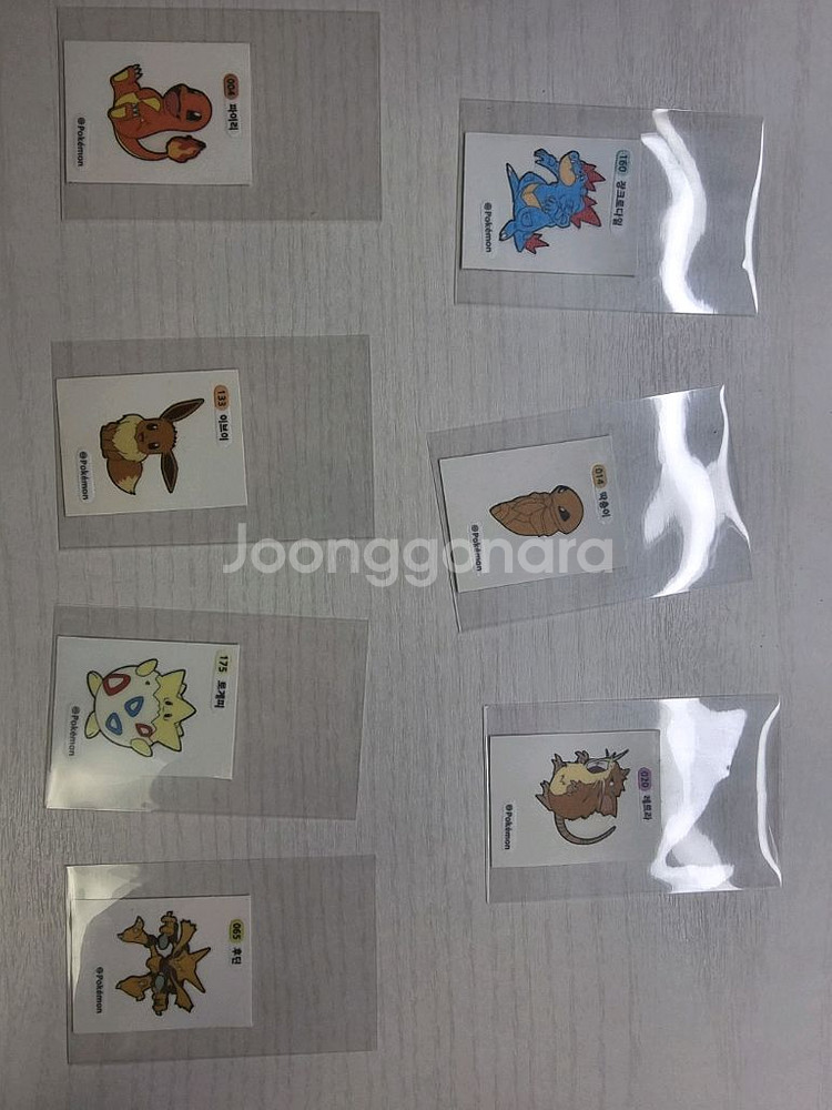 포켓몬 띠부씰 스티커 팝니다.--0