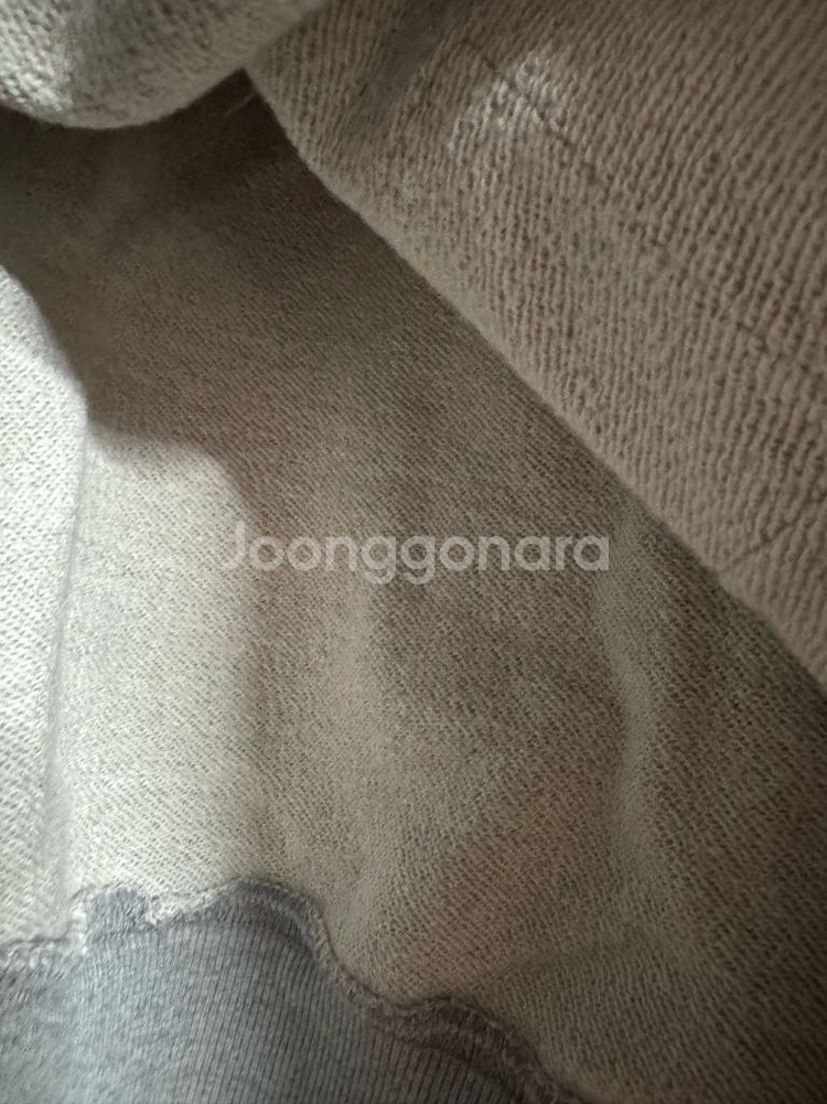 노앙 론리러블리 회색 후드티 m--1