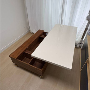 수납형 리프트업 테이블