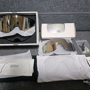 신품급 POC 디바워 +추가렌즈+코패드