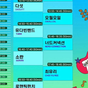 메가필드 8/31 유다빈밴드 이후 분철